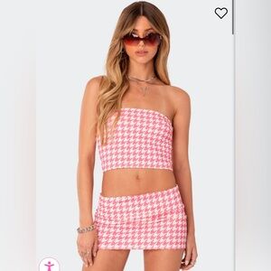 Edikted Pepita Tube Top